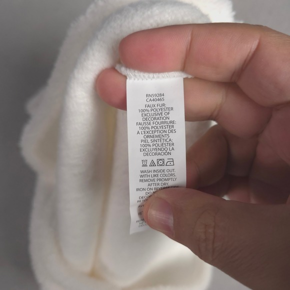 The Children's Place Girls Sleeveless Polar Bear Faux Fur Dress Size 3T NWT - Picture 6 of 8